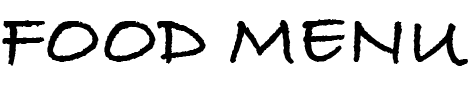 フードメニュー